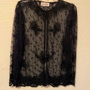 Laurence Kazer beaded jacket vintage